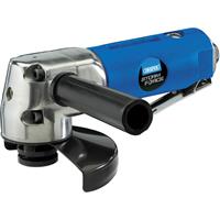 Draper 1/4" Air Angle Grinder 100mm in Blue