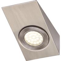 Culina Lago 240V LED Wedge Under Cupboard Light 1 x 1.5W 140lm light in Nickel