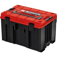 Einhell Medium Stackable E-Case (with Tray) 444 x 330 x 295mm in Black Polypropylene