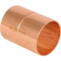 Made4Trade End Feed Straight Coupler 10mm (2 Pack) in Copper