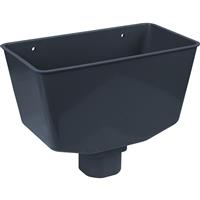 Aquaflow 112mm Hopper in Anthracite Grey PVCU
