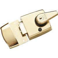 ERA Double Locking Nightlatch Effect Narrow in Brass