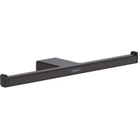 Hansgrohe AddStoris Double Roll Holder Matt in Black Metal