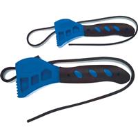 Unbranded Strap Wrench Set (2 Pack) in Blue Rubber