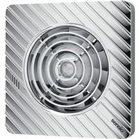 Sensio Drax Wall Ventilation Fan 100mm in Chrome ABS