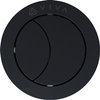 Viva Skylo Dual Flush Button in black
