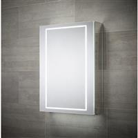 Sensio Sonnet LED Mirror Bathroom Cabinet Single Door with Shaver Socket Cool White 700 x 500mm