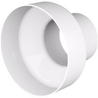 Airvent 125 Round Ducting Reducer 125-100mm in Grey