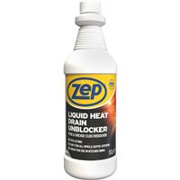 Zep Commercial Liquid Heat Drain Unblocker 1L Plastic