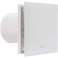 Airflow QuietAir Extractor Fan 150mm Humidistat/Timer in White ABS
