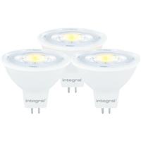 Integral LED 12V MR16 GU5.3 Lamp 6.1W Warm White 621lm (3 Pack)