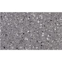 Metis Dark Solid Surface Worktop with Single Bowl Stainless Steel Sink 3050 x 620 x 15mm in Grey Composite