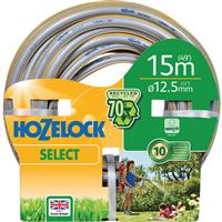 Hozelock Select Hose 12.5mm x 15m in Grey PVC
