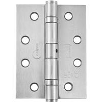 Eclipse Grade 11 Ball Bearing Fire Hinge Satin (2 Pack) in Chrome Steel