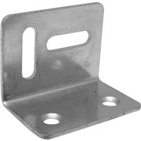 BPC Fixings Corner Stretcher Plate 25 x 25 x 38mm (10 Pack) Galvanised Steel
