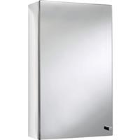 Croydex Single Door Stainless Steel Bathroom Cabinet 500 x 300 x 120mm in Chrome