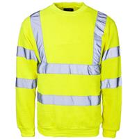 KeepSAFE Hi Vis Sweatshirt in Yellow