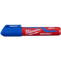 Milwaukee Inkzall Large Chisel Tip Marker in blue Plastic