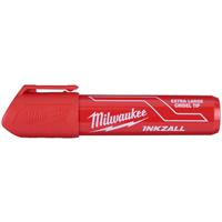 Milwaukee Inkzall XL Chisel Tip Marker in red Plastic