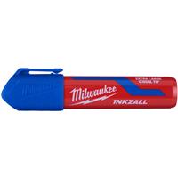 Milwaukee Inkzall XL Chisel Tip Marker in blue Plastic