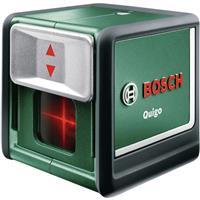 Bosch Quigo Self-Levelling Cross-Line Red Laser Level in Green