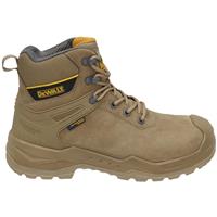 DeWalt Union Waterproof Safety Boots Size 7 Wide Fit in Stone Rubber/Steel