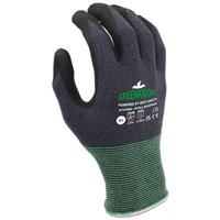 MCR Safety MCR Greenknight GP1079NM Biodegradable Nitrile General Handling Gloves Large (pair) in Grey Plastic