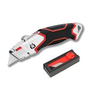 Minotaur Heavy Duty Retractable Utility Knife in Black Steel