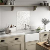 Laura Ashley Lisette White Glass Splashback 600 x 750mm (1)