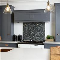 Laura Ashley Lisette Metallic Charcoal Glass Splashback 900 x 750mm (1)
