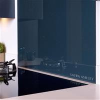 Laura Ashley Midnight Seaspray Glass Splashback 600 x 750mm (1)