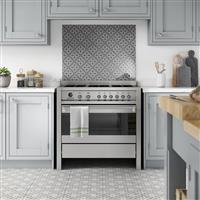 Laura Ashley Mr Jones Charcoal Glass Splashback 900 x 750mm (1)