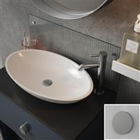 Splashback Clear Fluted Glass Bathroom 600 x 250mm With Brushed Caps (1)