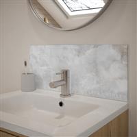 Laura Ashley Onyx Dove Grey Glass Bathroom Splashback 600 x 250mm (1)