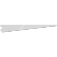 Rothley Twinslot Shelving Bracket 317mm in White