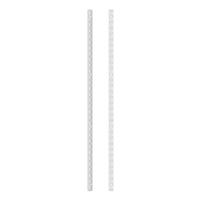 Rothley Twinslot Shelving Upright 1600mm in White