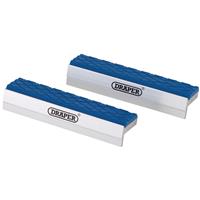 Draper Soft Vice Jaws 100mm (Pair ) in Blue Rubber