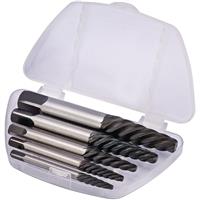 Draper Screw Extractor Set (5 Piece) in Silver Plastic