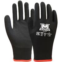 Maverick Safety MK08 Super Thermal Touch Work Gloves Large (Pair) in Black Acrylic
