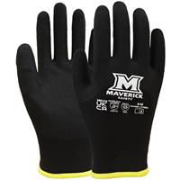 Maverick Safety MK08 Super Thermal Touch Work Gloves Medium (Pair) in Black Acrylic