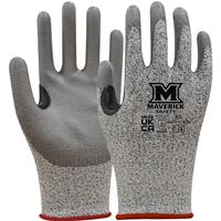 Maverick Safety MK82 Cut Resistant Touch Work Gloves Large (Pair) in Grey