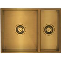 Maine Ullswater Brass Kitchen Sink 1.5 Bowl (1) in Pvd Gold/Brass Steel