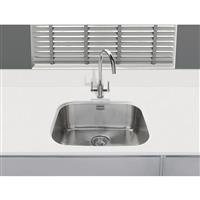 Maine Ness Undermount Kitchen Sink Large Single Bowl (1) in Stainless Steel
