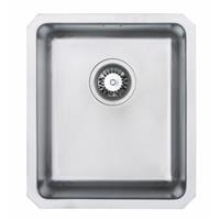 Maine Bala Undermount Kitchen Sink Small Single Bowl (1) in Stainless Steel
