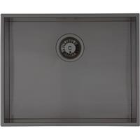 Maine Ullswater Gunmetal Kitchen Sink Single Bowl (1) in Pvd Gunmetal Steel
