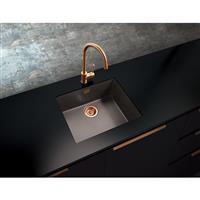 Maine Windermere Granite Composite Undermount Kitchen Sink Large Single Bowl (1) in Black