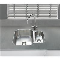 Maine Ness Undermount Kitchen Sink 1.5 Bowl (1) in Stainless Steel