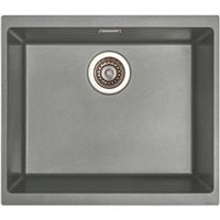 Maine Windermere Granite Composite Undermount Kitchen Sink Large Single Bowl Grey (1) in Graphite Grey