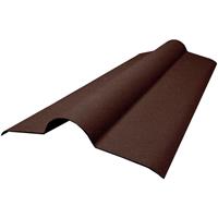 Roof Trade Corrugated Bitumen Sheet Ridge 1000mm x 450mm x 2.2mm in Brown