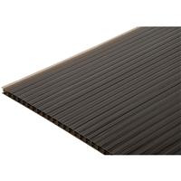 Solstice Triplewall Polycarbonate Sheet 4000mm x 690mm x 16mm 3 Pack (3 Pack) in Bronze